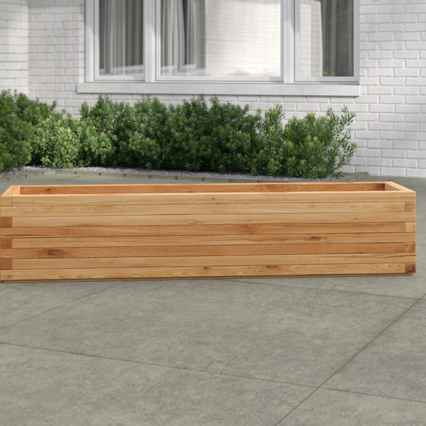 Sol 27 Outdoor Wood Outdoor Planter Box Reviews Wayfair Co Uk   Wood Outdoor Planter Box 